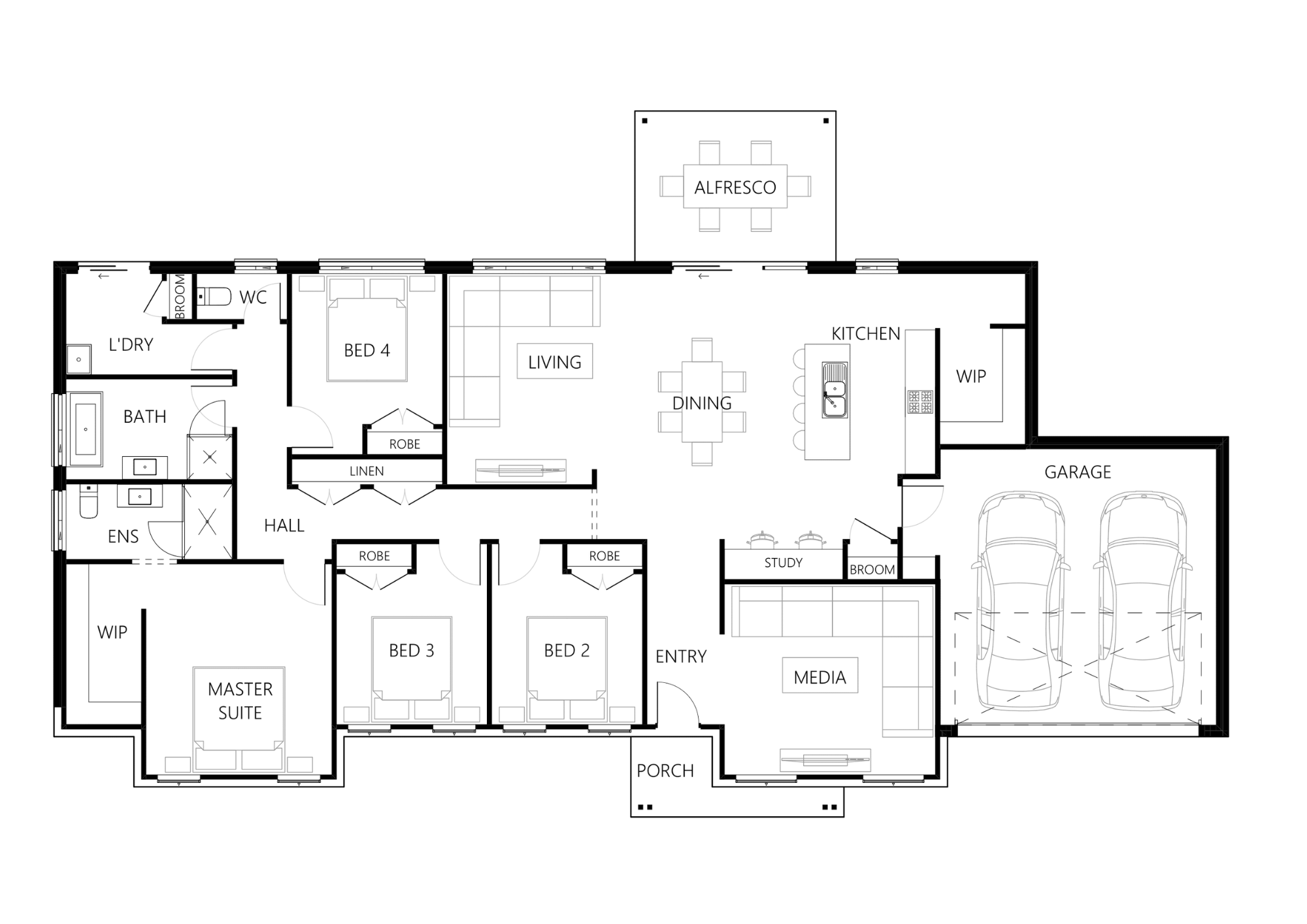 Floor plan for Kendal 232