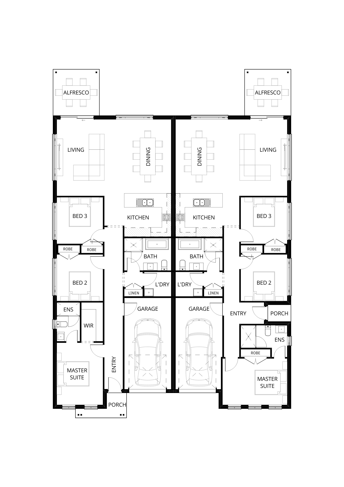 Floor plan for Harvest 305