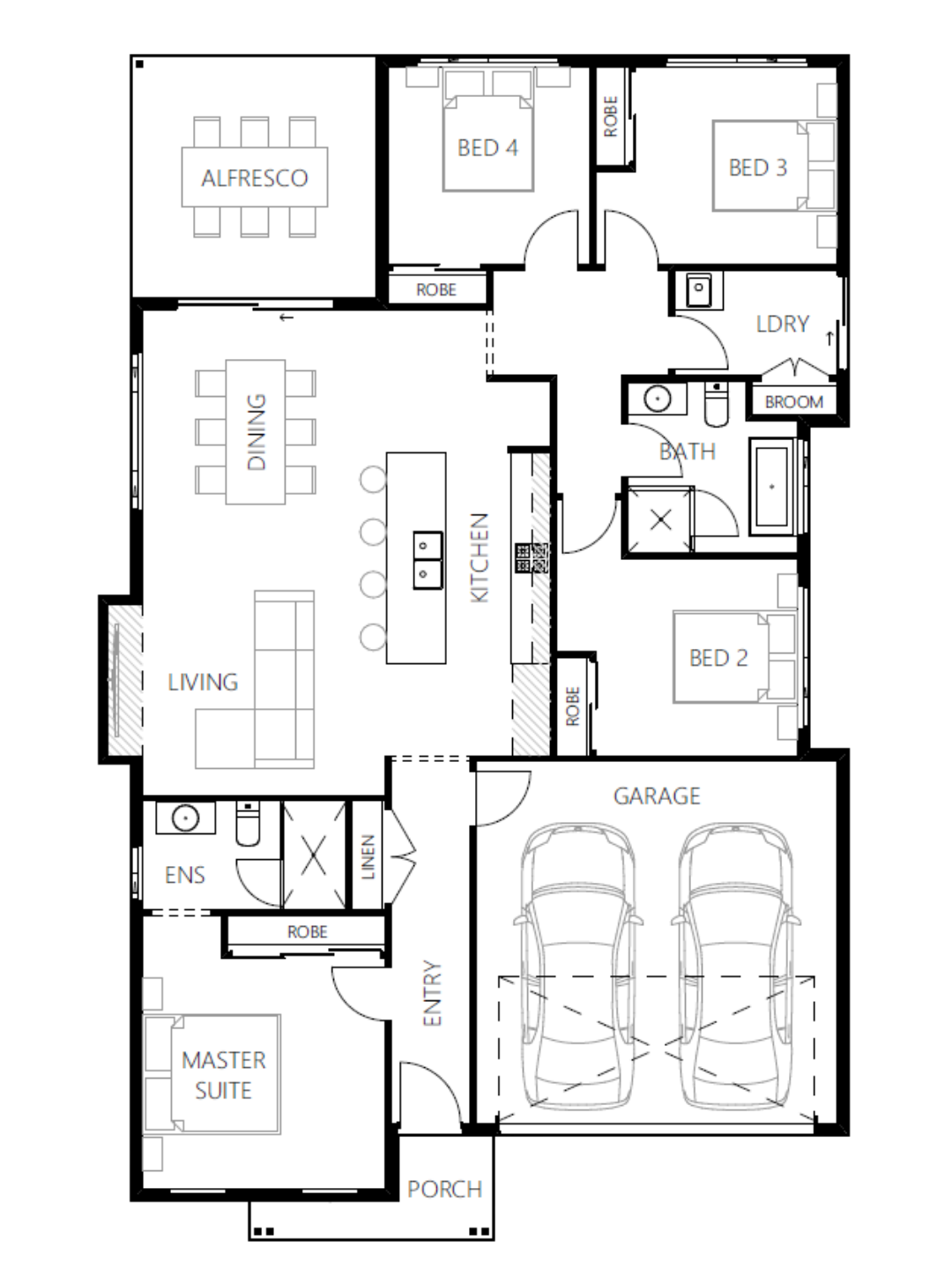 Floor plan for Dawson 185