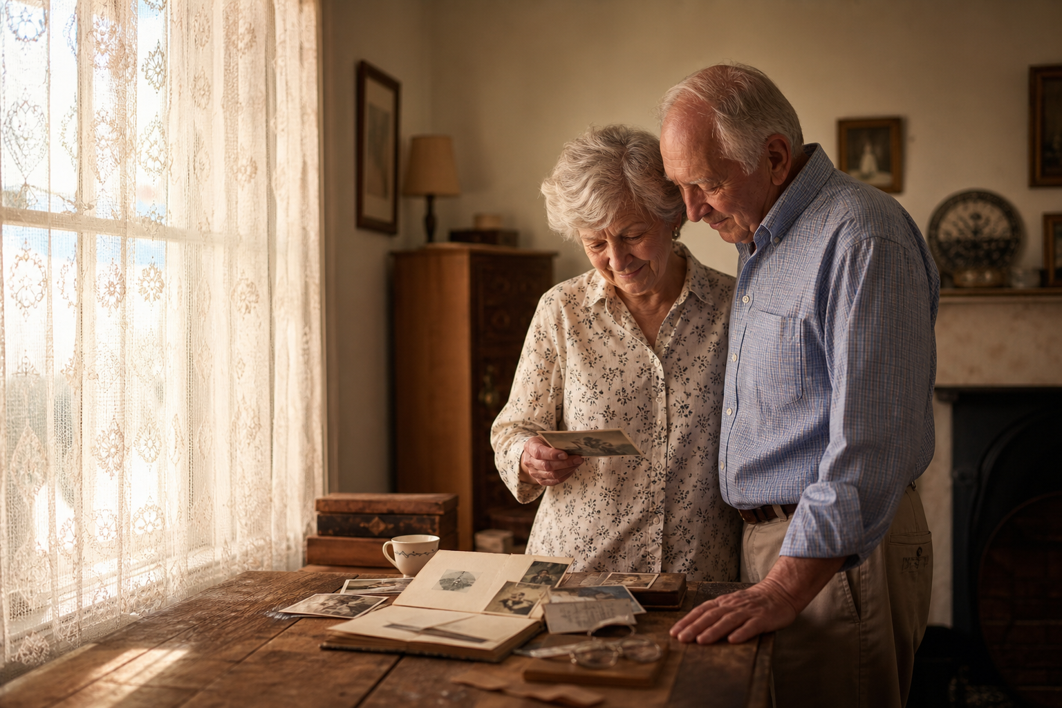 Old Couple Selling Their Home