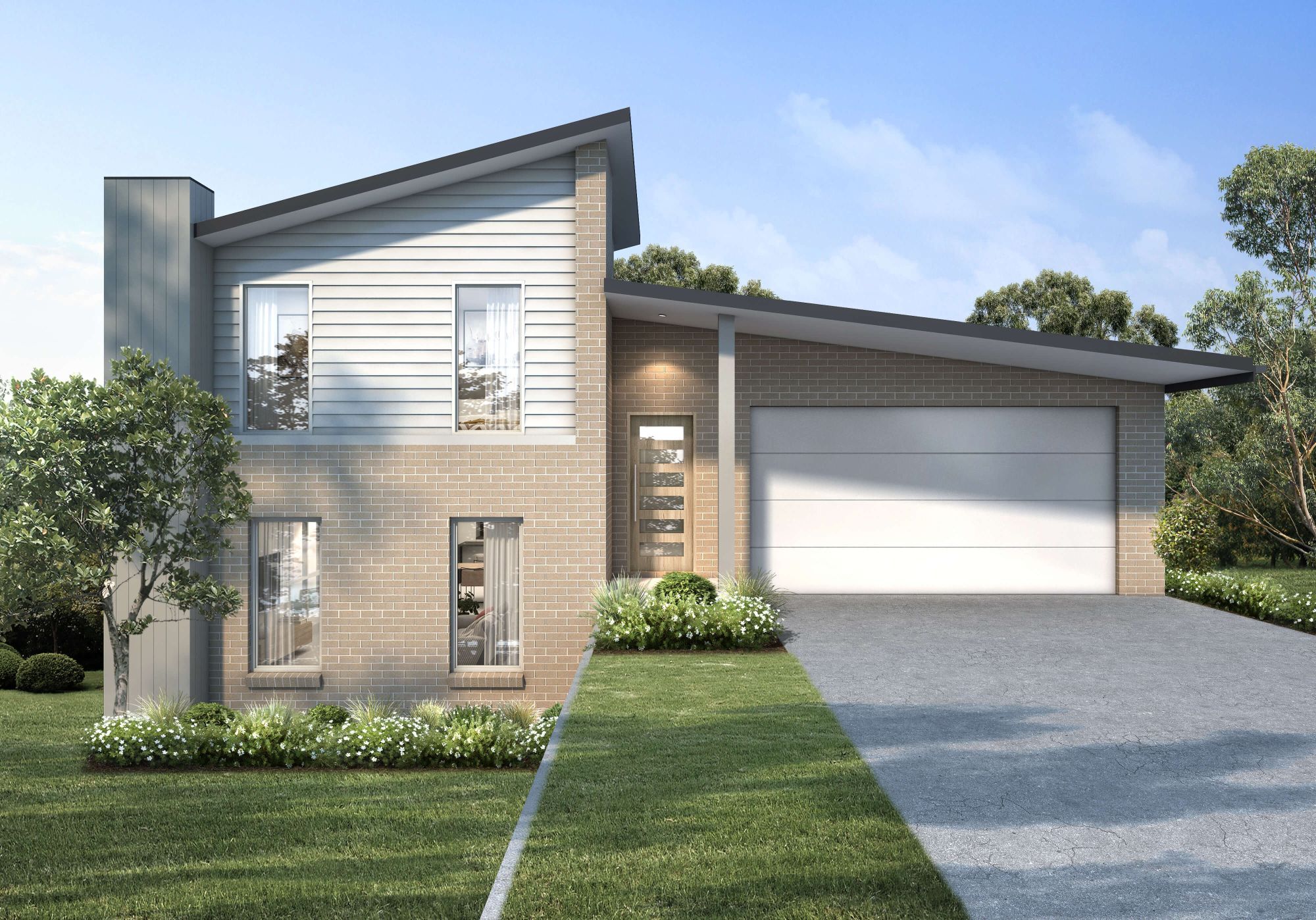 Denton Facade - RH Garage