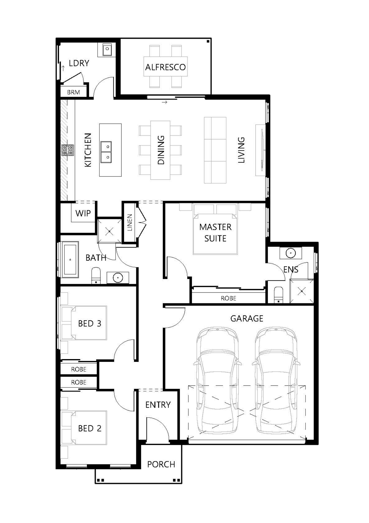 Floor plan for Bennett 163