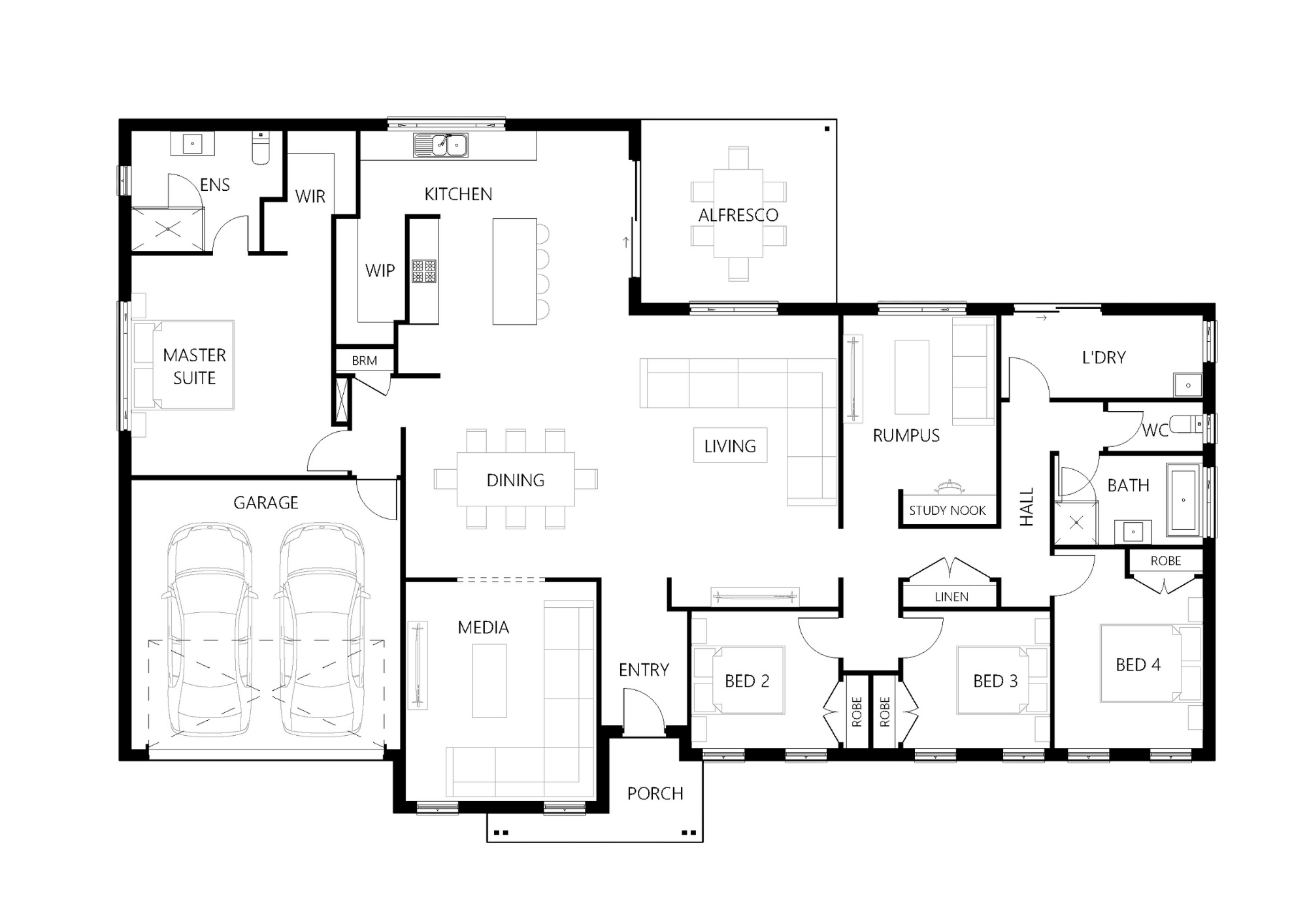 Floor plan for Parkview-272