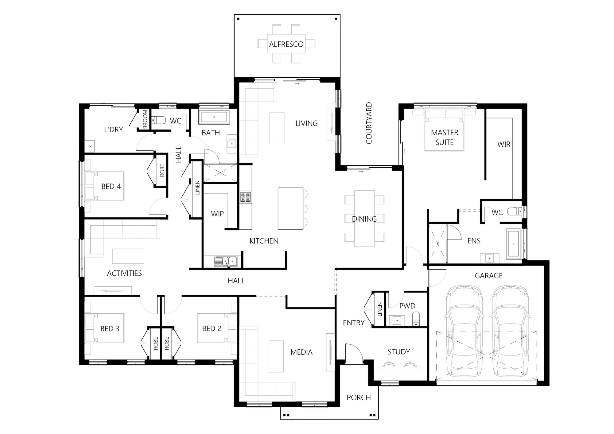Floor plan for Rockleigh 308
