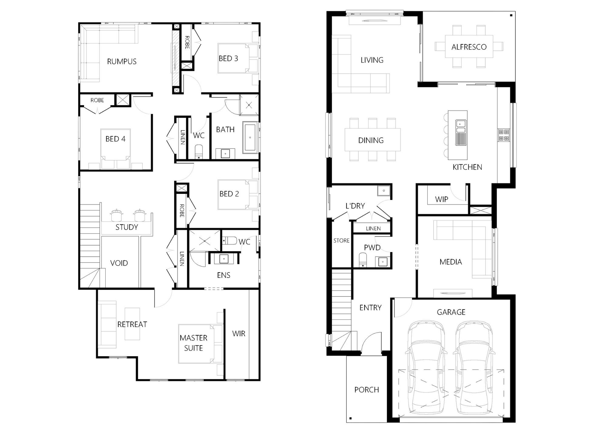 Floor plan for Cypress 298