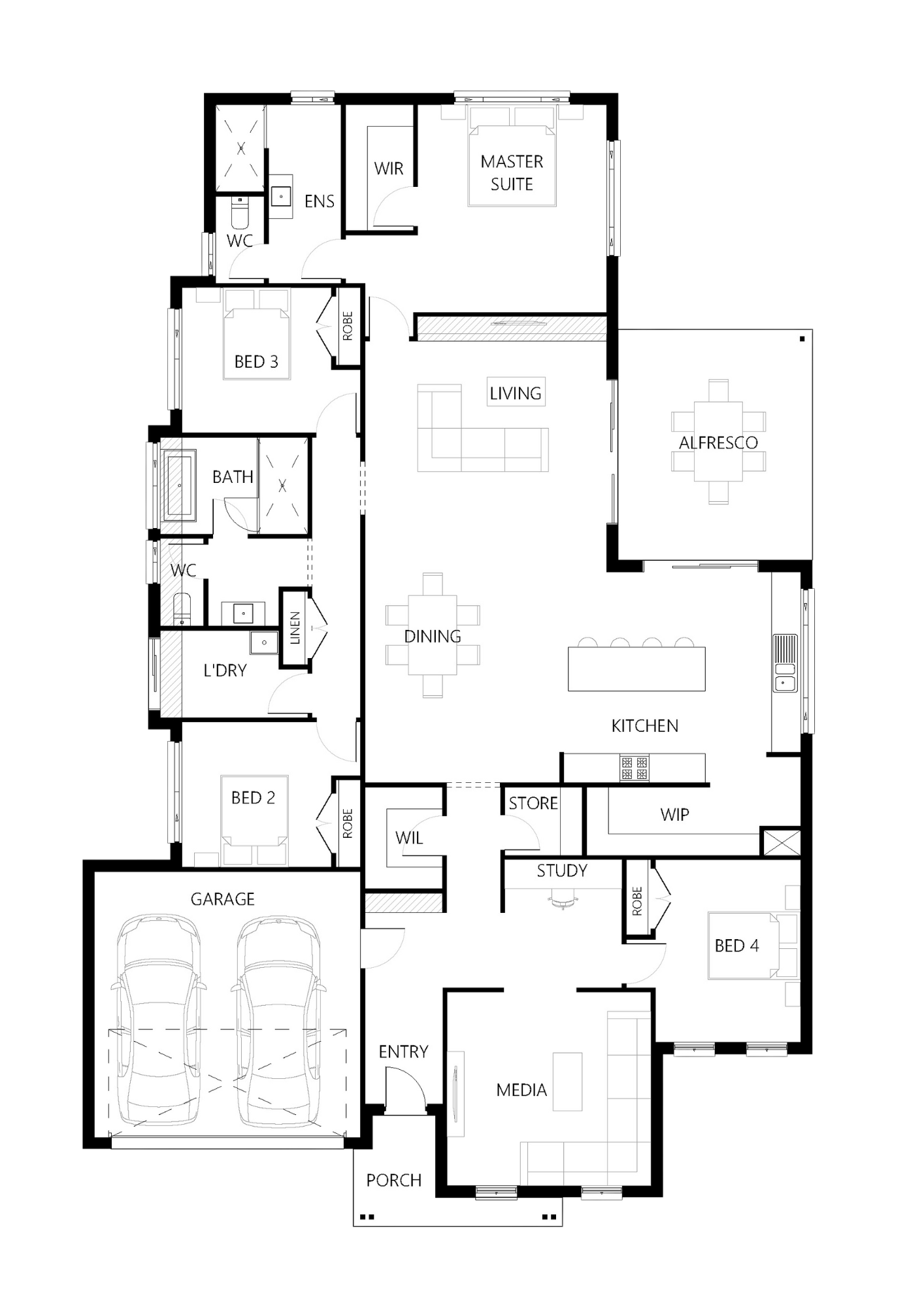 Floor plan for Albion-283