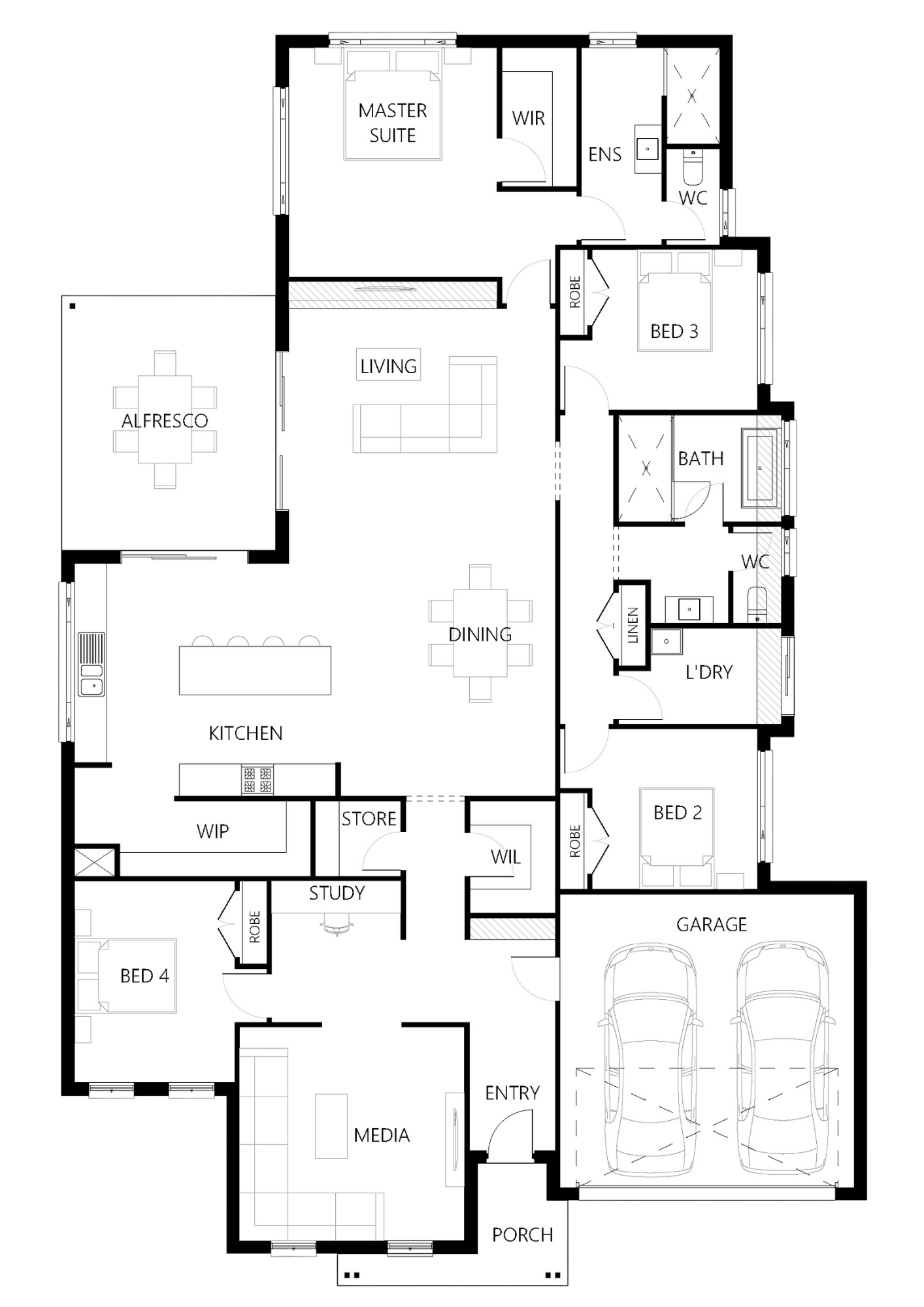 Floor plan for Albion 283
