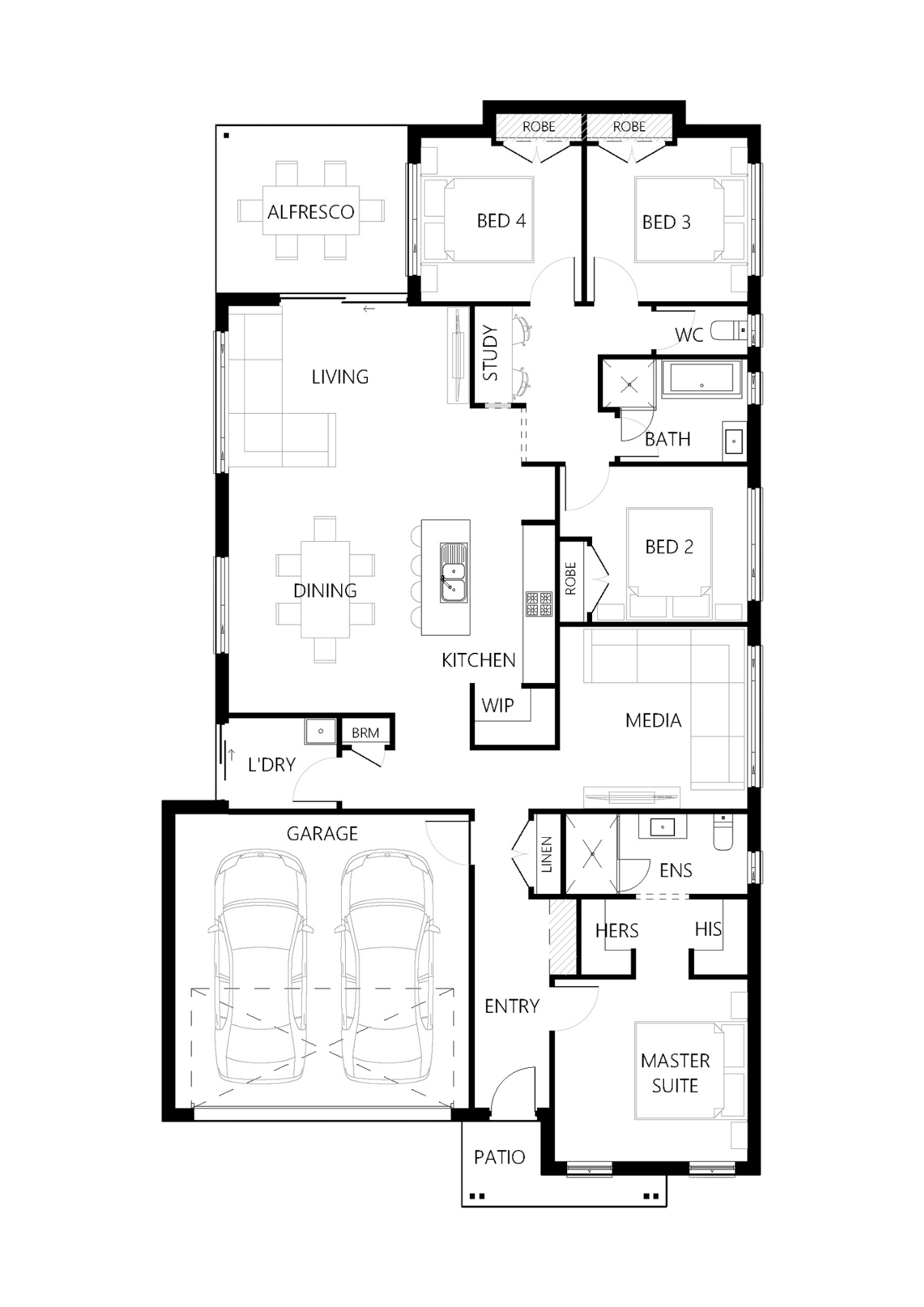 Floor plan for Chelsea-204