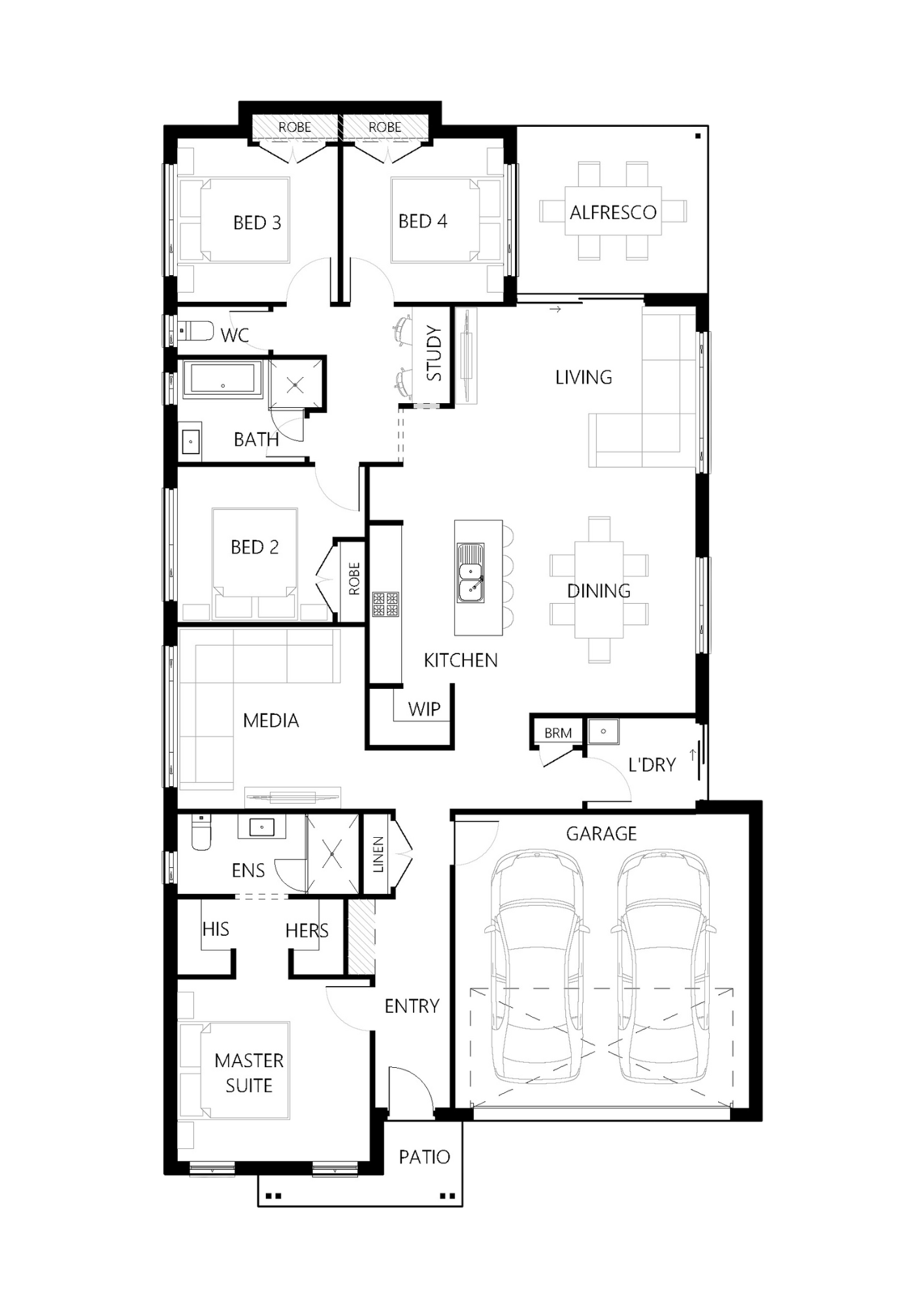 Floor plan for Chelsea 204