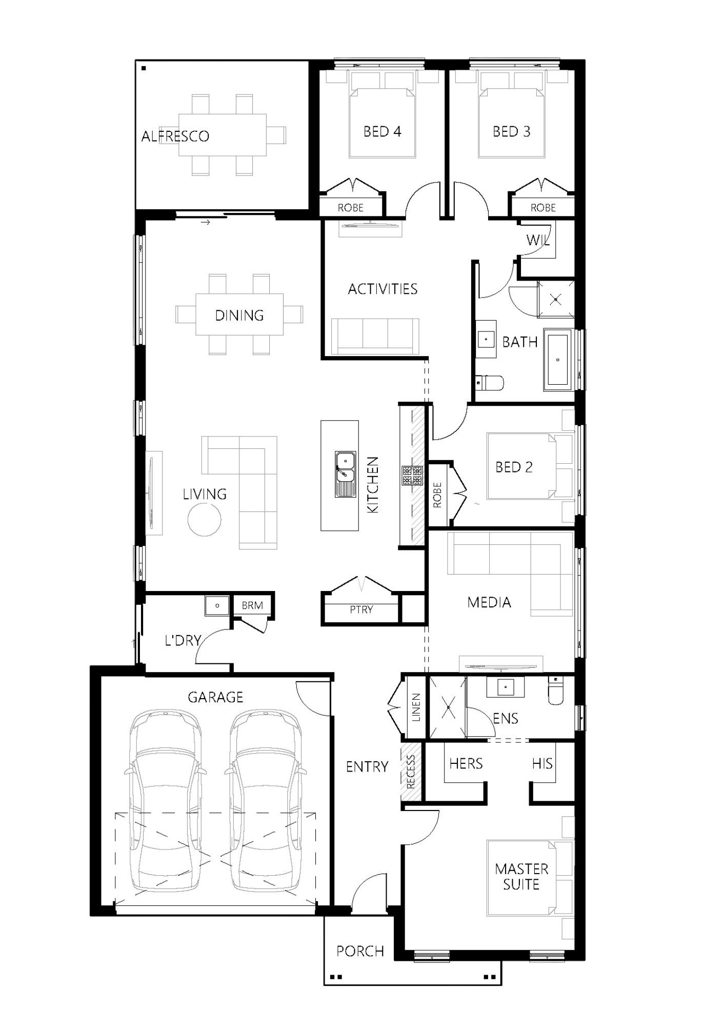 Floor plan for Chelsea-235
