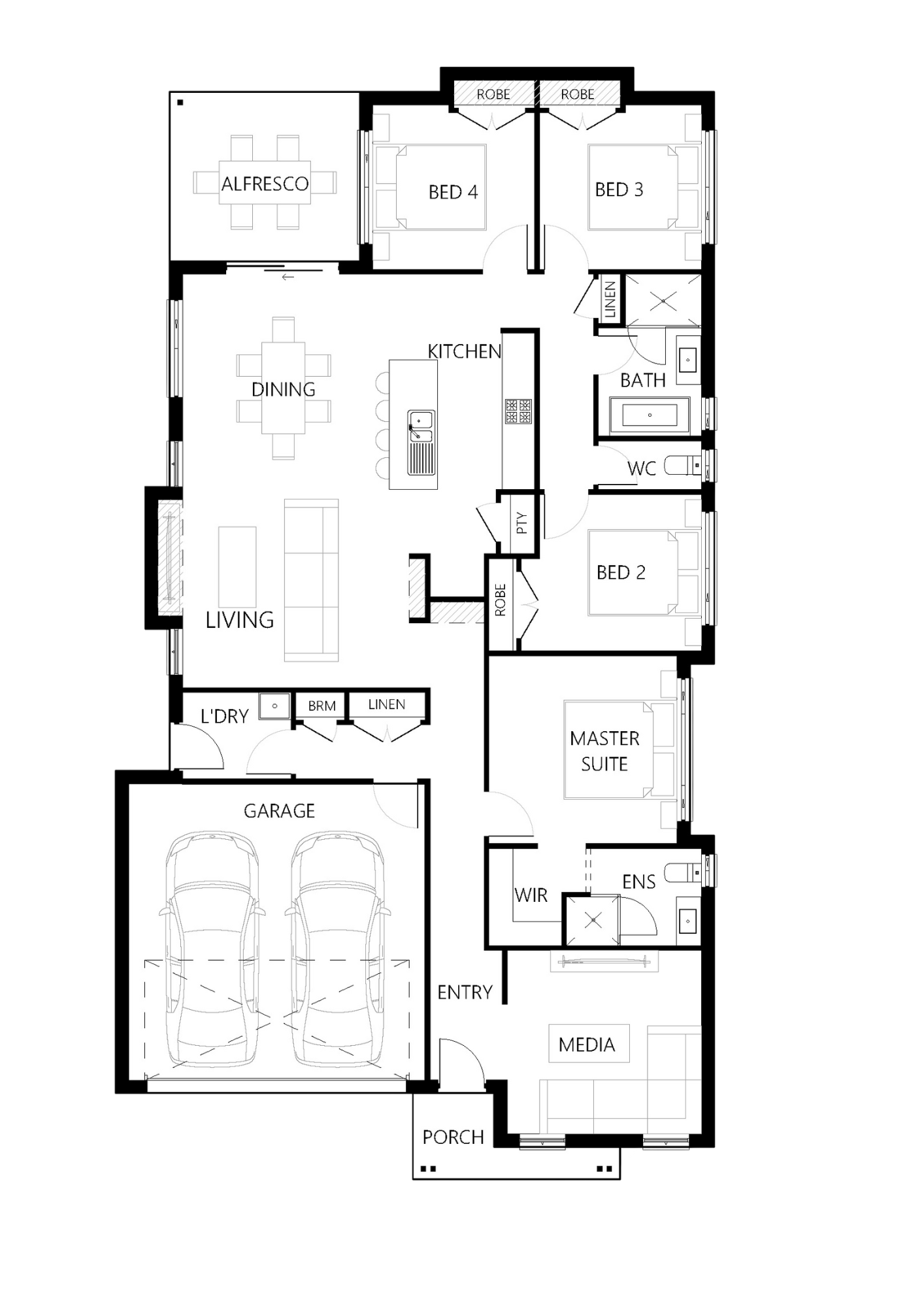 Floor plan for Newport-202