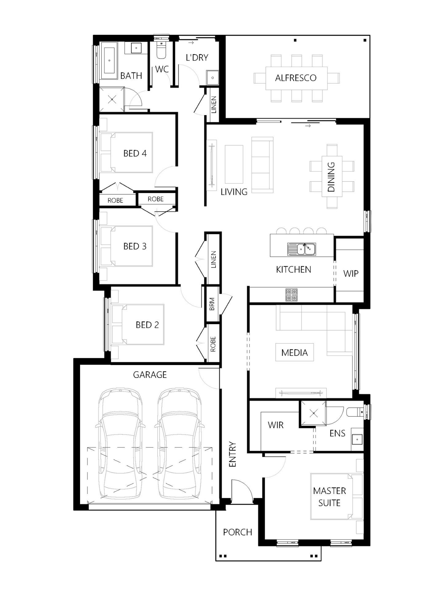 Floor plan for Oakdale-216