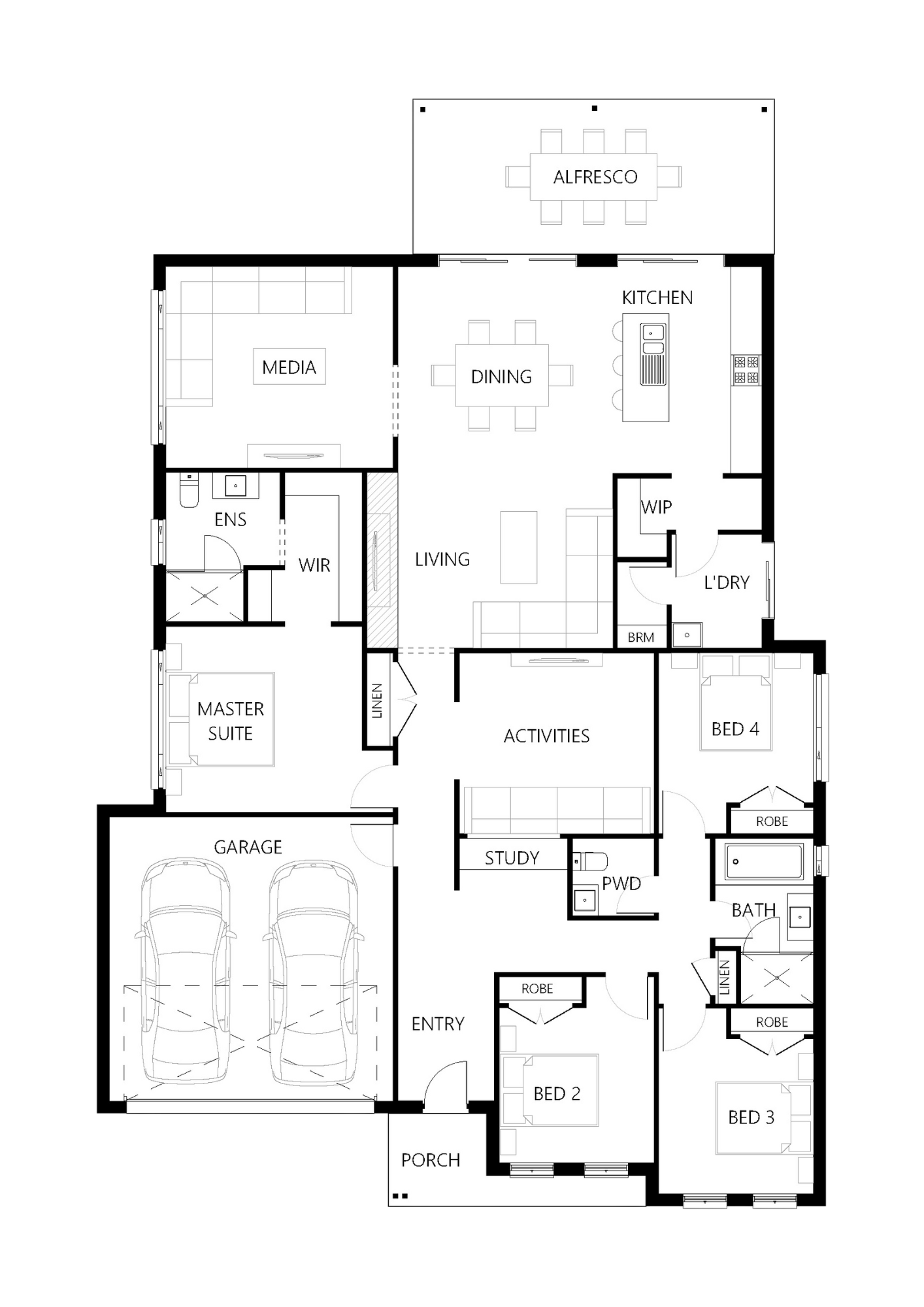 Floor plan for Rosewood-252