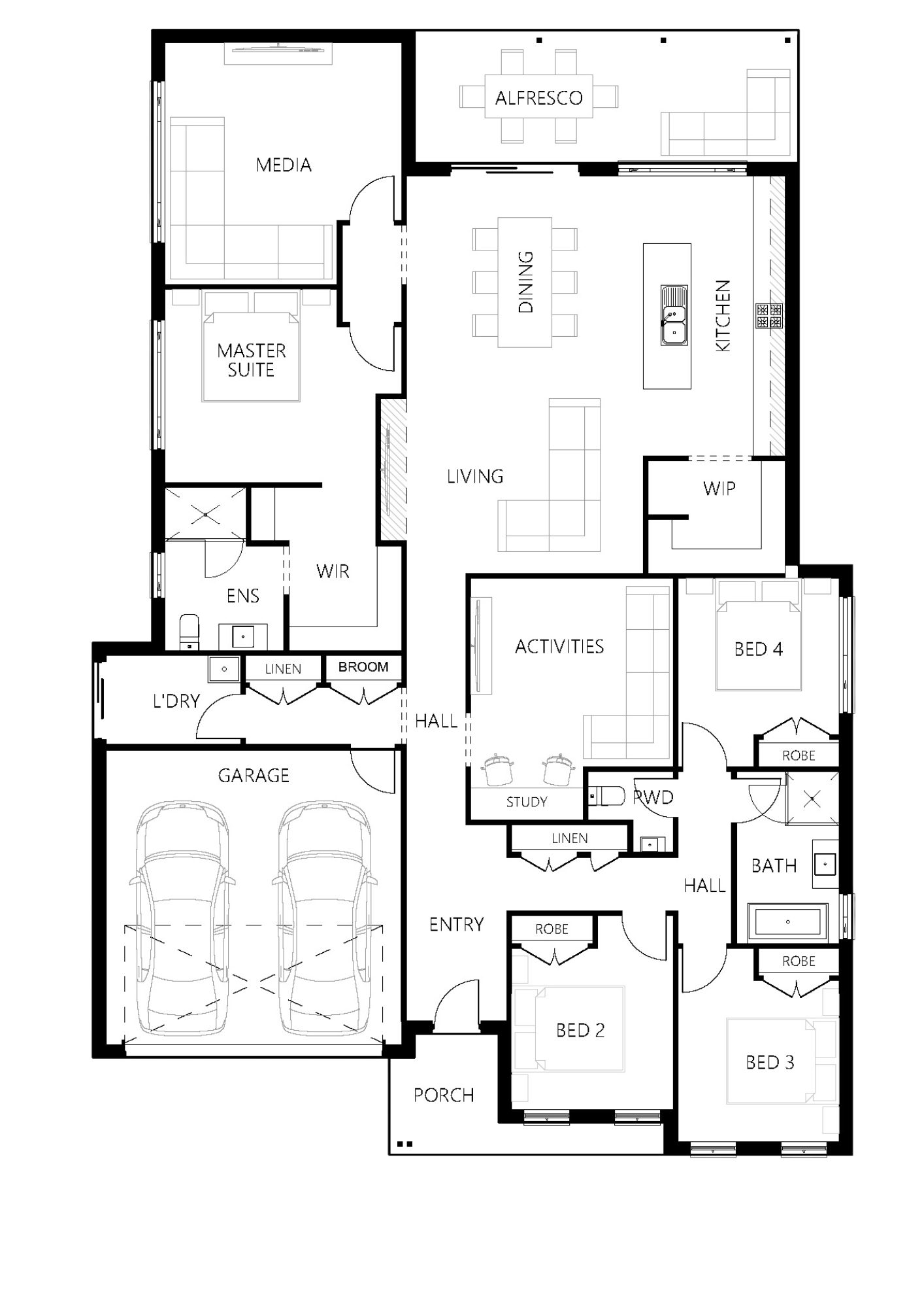 Floor plan for Rosewood-262