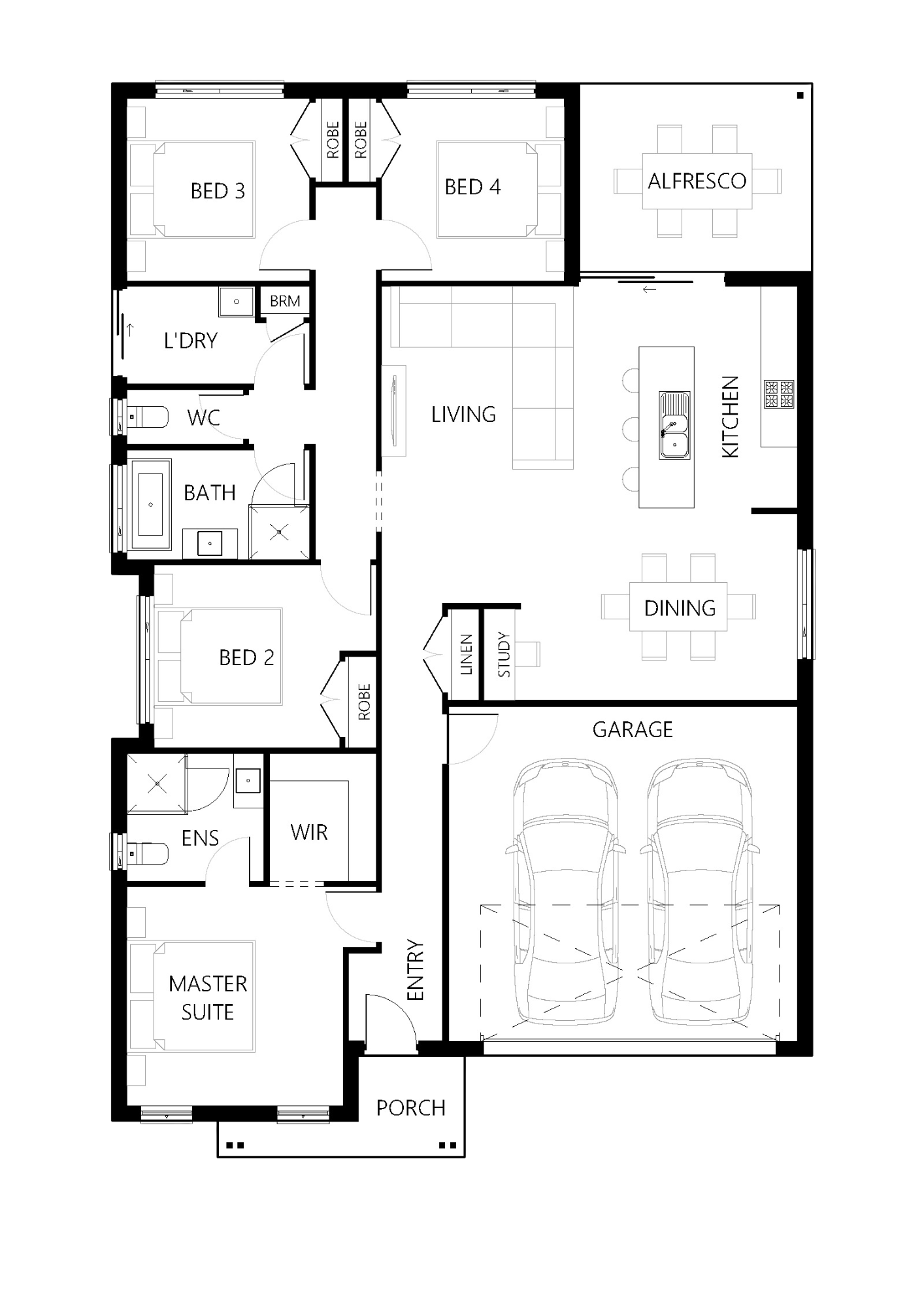Floor plan for Tahlee 190