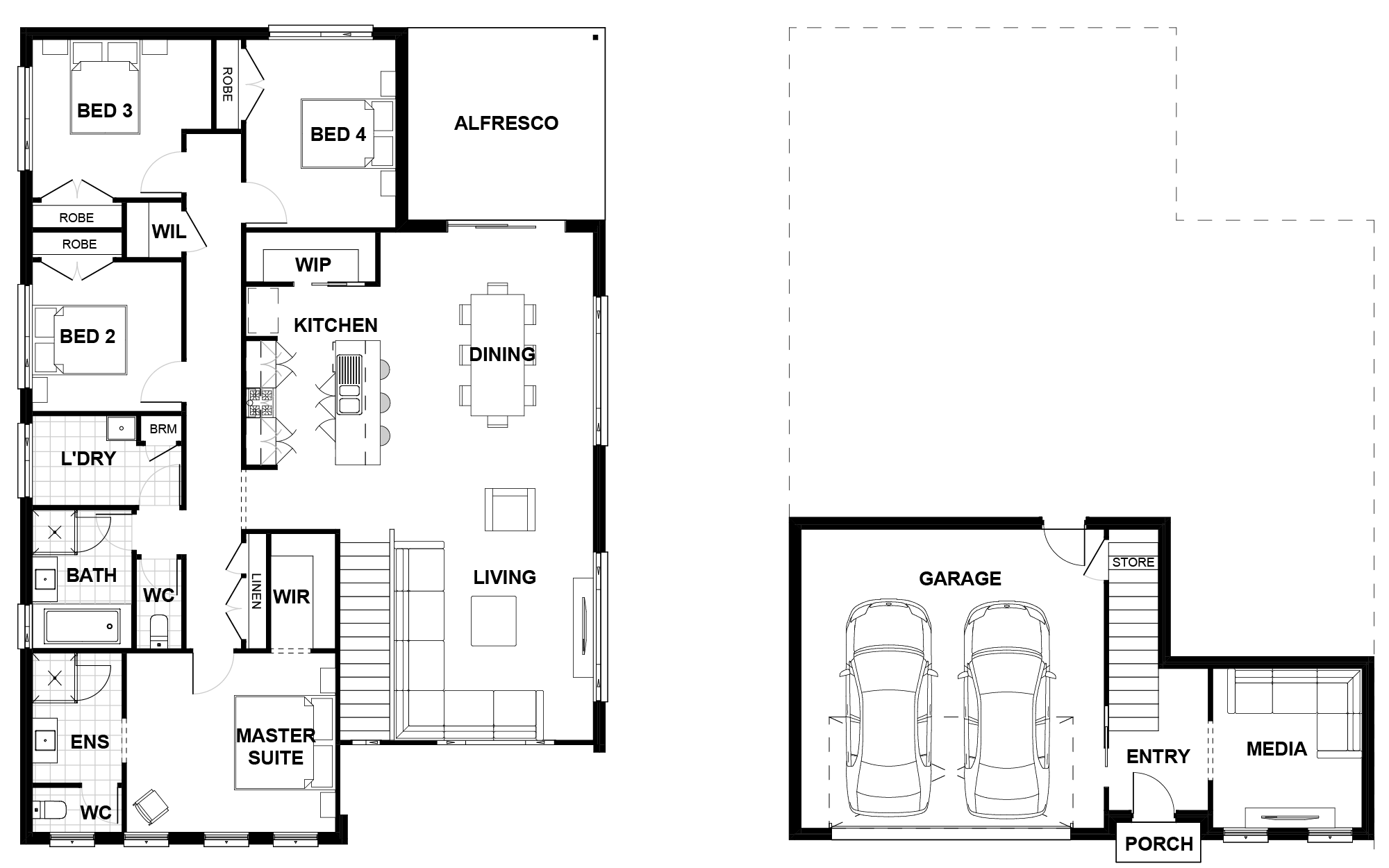 Floor plan for Johnson-248 Front Master