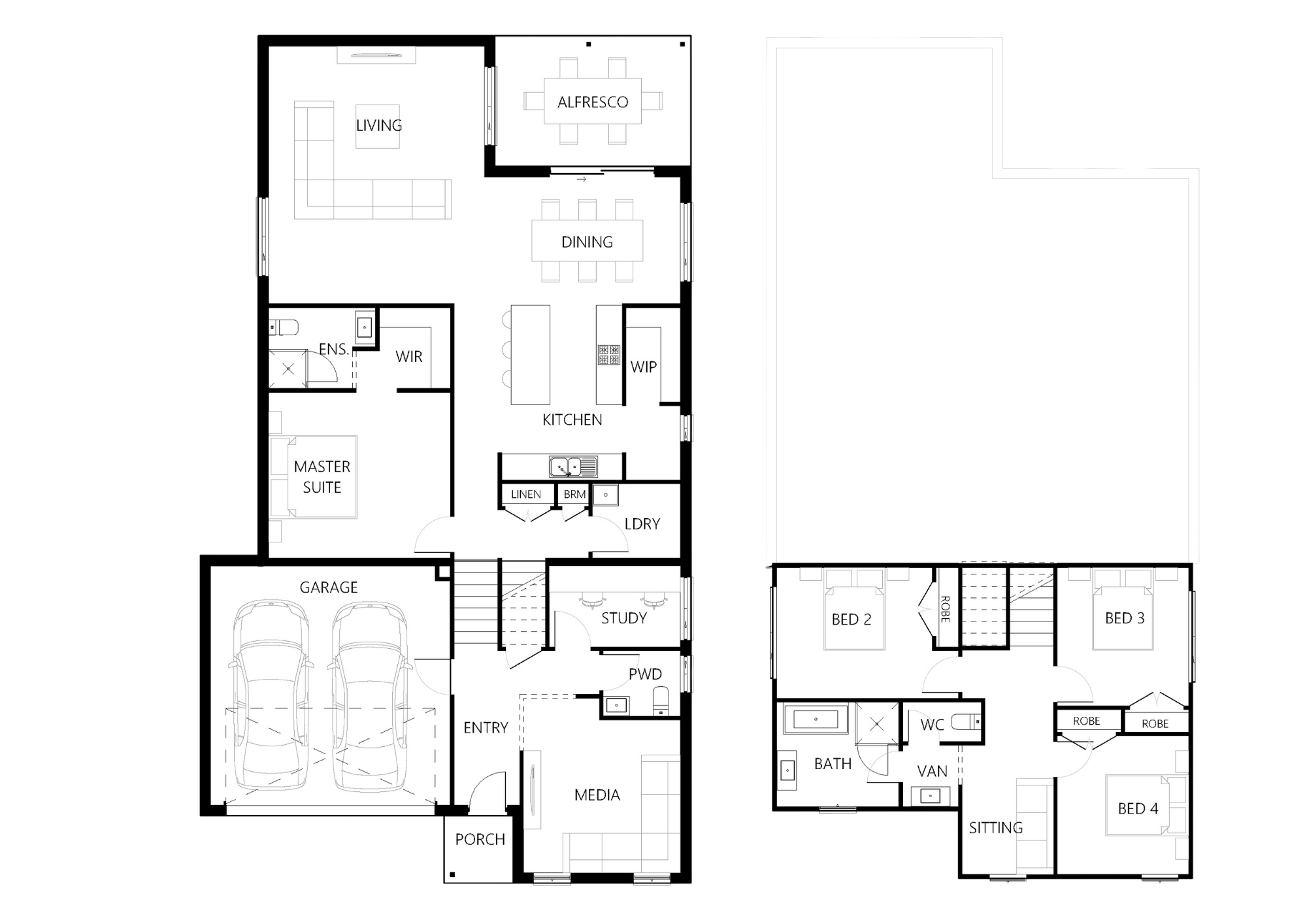 Floor plan for Northcott-257