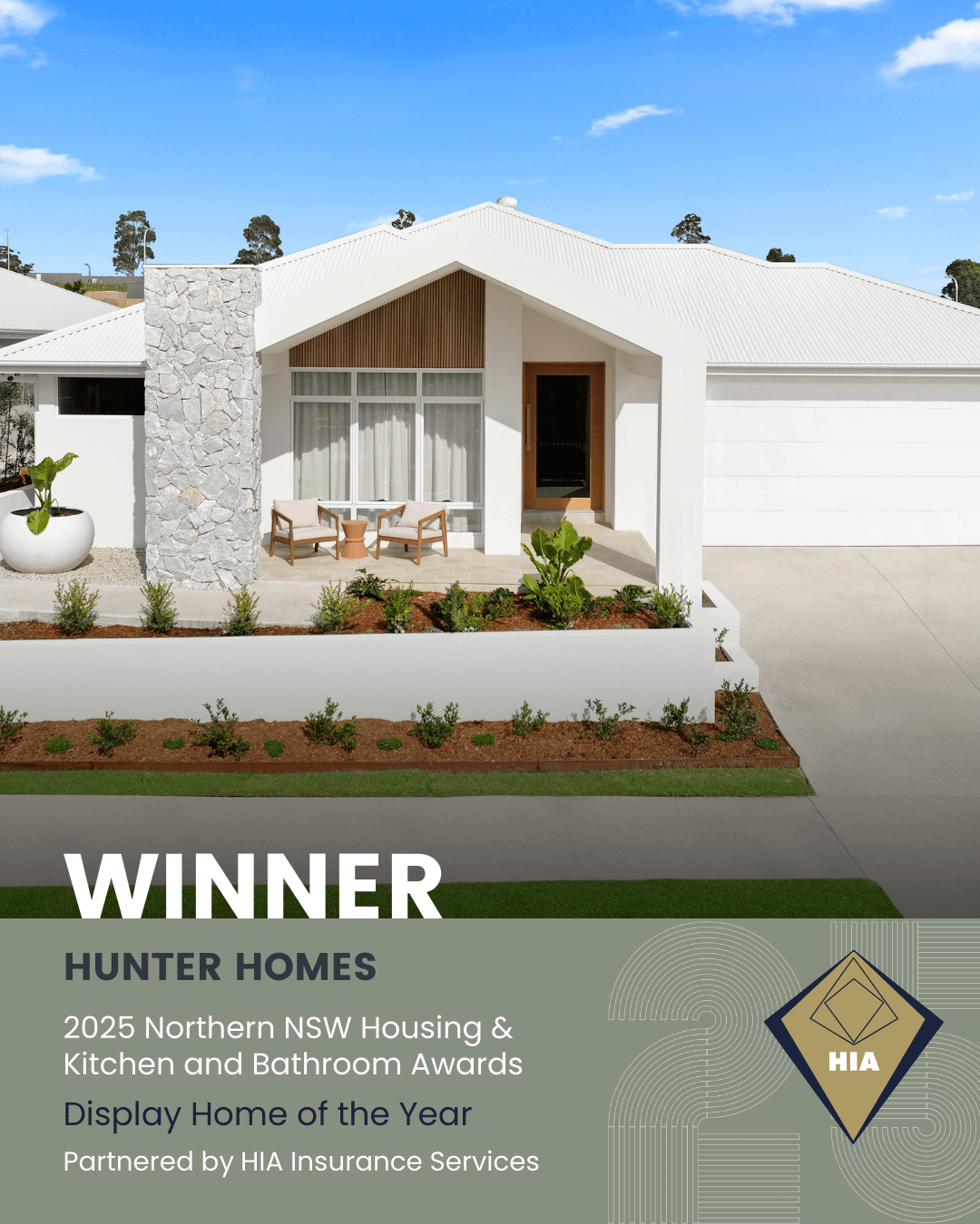 Hunter Homes 2025 Award Winning Display