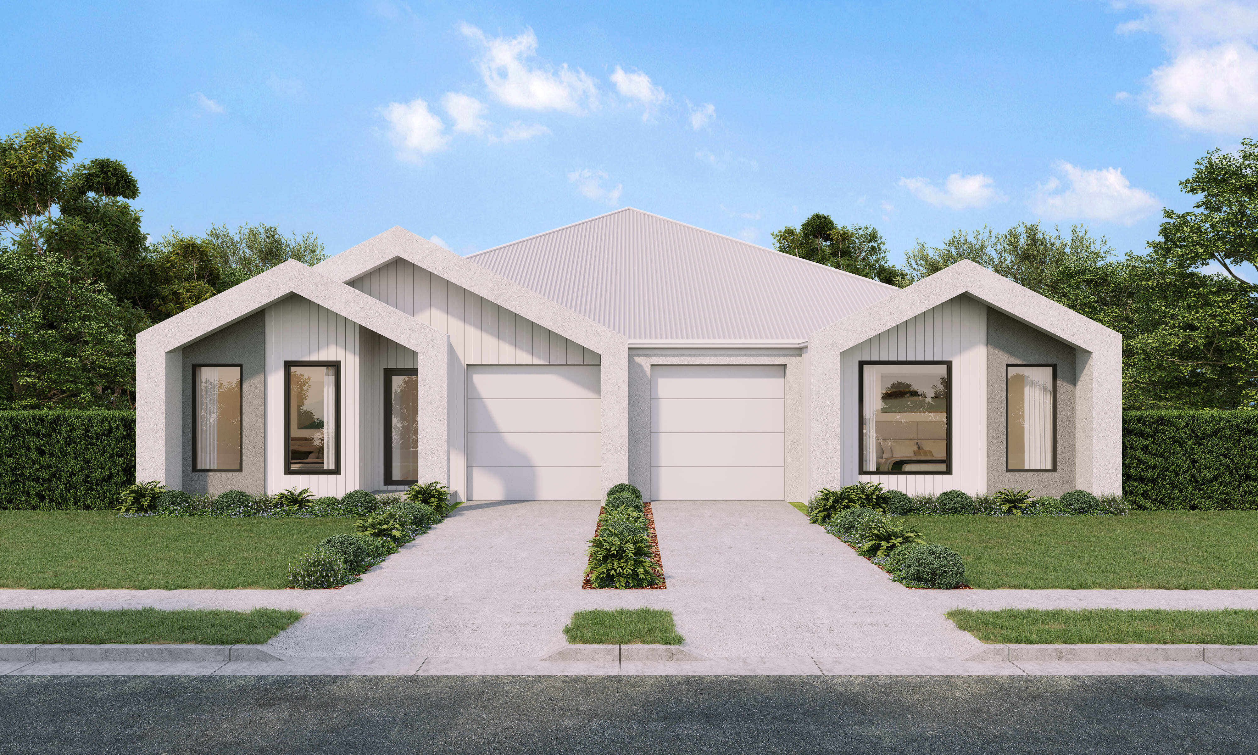 Rosedale Facade - Front & Side Entry-1