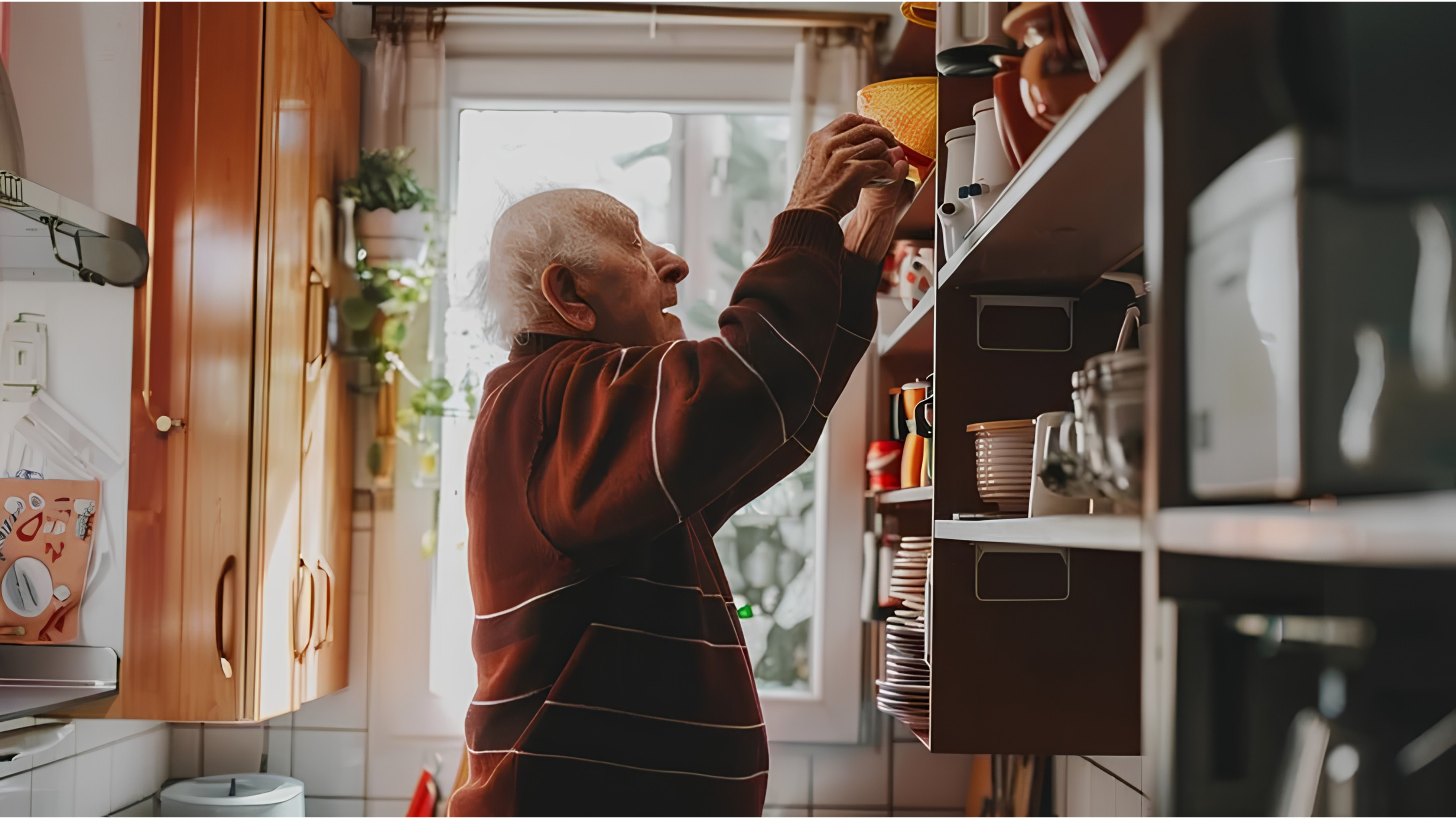elderly-organizing-kitchen-stockcake